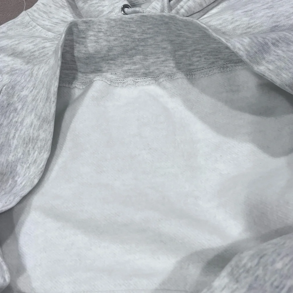 NWOT Santa Barbara Premium Quality Hoodie Fleece Lined XL Heather Gray - Picture 7 of 9